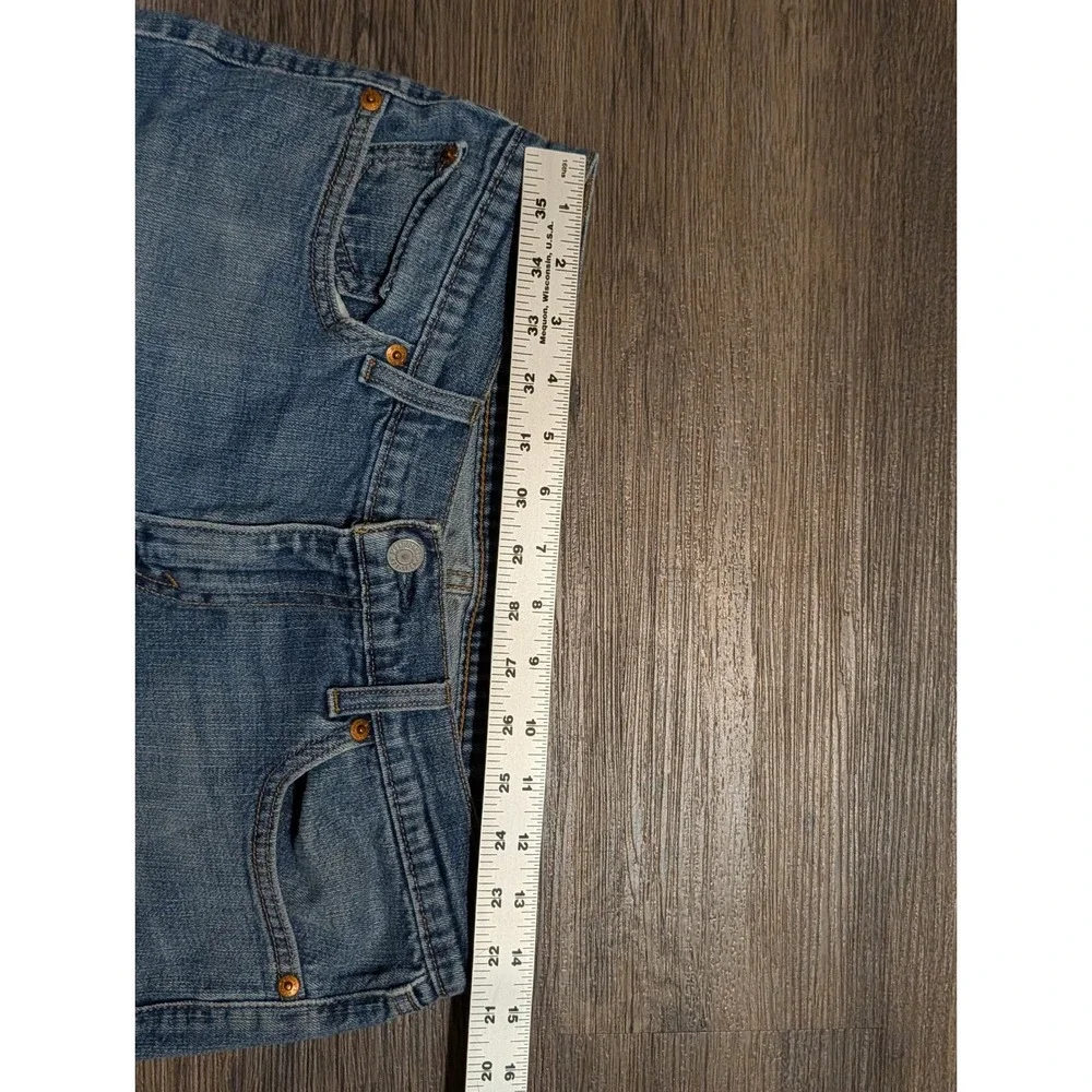 Levis 415 Relaxed Bootcut Jeans Womens 28 Blue Medium Wash Mid Rise Denim